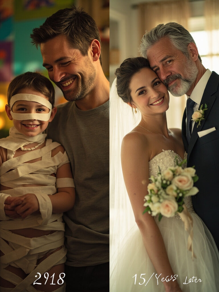 I Helped a Poor Girl with Her Halloween Costume – Years Later We Stood in Front of the Altar Together